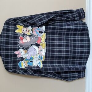 Disney Cakeworthy plaid flannel